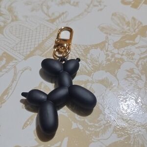 *💙Black Balloon dog bag charms NWOT